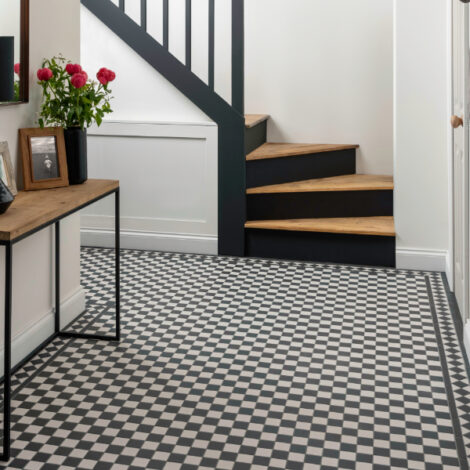 Domino-Black-White-Checker-Mosaic-Porcelain-Tile