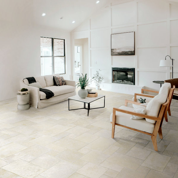 Milano – Bianco Flagstone Porcelain Tile