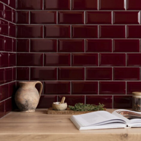 O/S-Artworks-Burgundy-Metro-Tile
