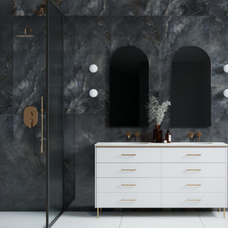 Prisma-Navy-Polished-Porcelain-Tile